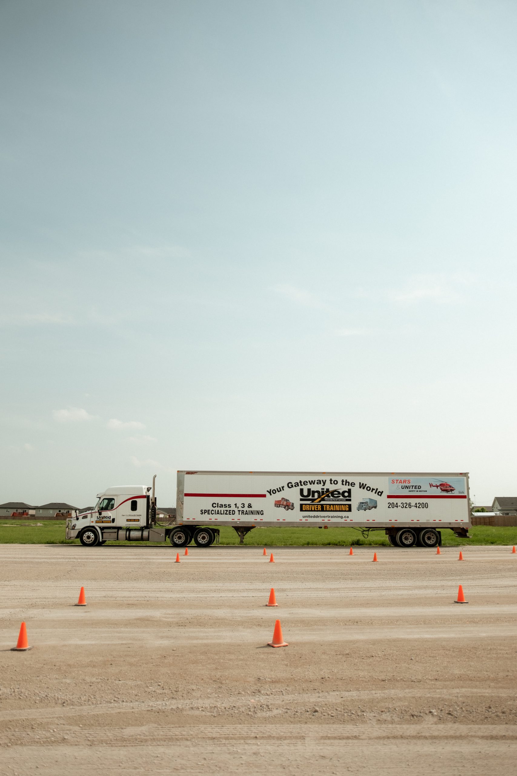 united driver training truck course